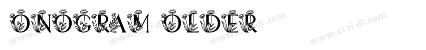 Monogram Holder字体转换
